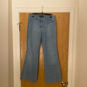 Express Light Blue Flare Jeans